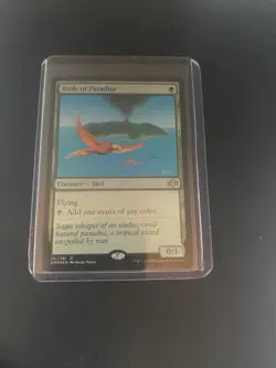 MTG Magic the Gathering Birds of Paradise (151/520) Dominaria Remastered NM FOIL - Image 1