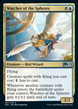 Watcher of the Spheres - Light Play MTG Magic 2021 Core Set - Image 1