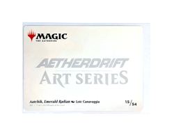 Aatchik, Emerald Radian 15/54 Art Series REGULAR MTG Aetherdrift DFT EN NM/M - Image 2