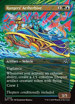Rangers' Aetherhive (Borderless) Aetherdrift 311 NM MTG Non-Foil - Image 1
