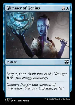 Glimmer of Genius Commander: Modern Horizons 3 NM MTG Non-Foil - Image 1