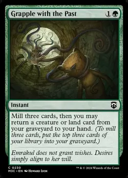 Grapple with the Past Commander: Modern Horizons 3 NM MTG Non-Foil - Image 1