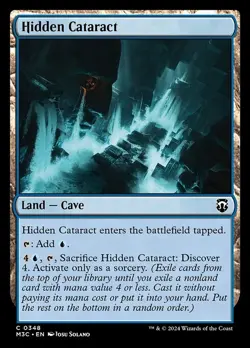 Hidden Cataract Commander: Modern Horizons 3 NM MTG Non-Foil - Image 1