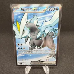 Kyurem ex 157/086 Black Bolt Ultra Rare Full Art Holo Pokemon TCG Card 2025 NM - Image 1