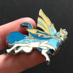 2 X Pokemon Pin Zacian Zamazenta Badge Metal 2022 Crown Zenith Collection Box - Image 3