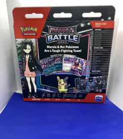 Pokemon TCG Rival Battle Deck Marnie Promo Box - Marnie's Morpeko - Sealed - Image 2