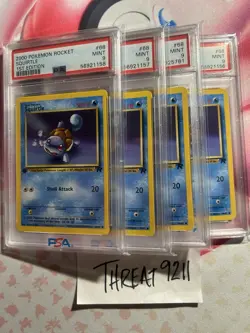 Pokemon - Team Rocket Squirtle 68/82 First Edition PSA 9 - Image 2