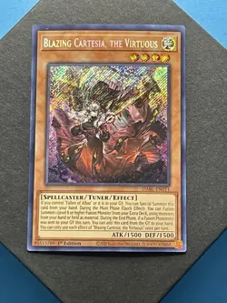 Blazing Cartesia, The Virtuous | DABL-EN011 | Secret Rare | NM | 1st Ed |YuGiOh! - Image 1