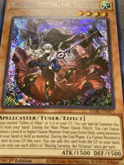 Blazing Cartesia, The Virtuous | DABL-EN011 | Secret Rare | NM | 1st Ed |YuGiOh! - Image 2
