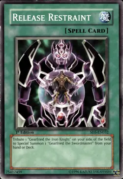Release Restraint - 1st Edition SD5-EN032 - MP - YuGiOh - Image 1