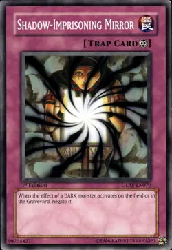 Shadow-Imprisoning Mirror - 1st Edition GLAS-EN070 - MP - YuGiOh - Image 1