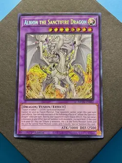 Albion The Sanctifire Dragon | MP24-EN082 | Prismatic Secret Rare | NM | YuGiOh! - Image 1