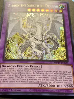 Albion The Sanctifire Dragon | MP24-EN082 | Prismatic Secret Rare | NM | YuGiOh! - Image 2