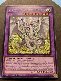 Albion The Sanctifire Dragon | MP24-EN082 | Prismatic Secret Rare | NM | YuGiOh! - Image 3
