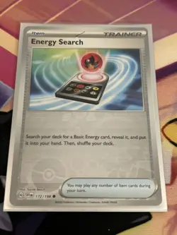 Energy Search - 172/198 - Reverse Holo - Scarlet & Violet - NM/M - Pokemon Card - Image 1