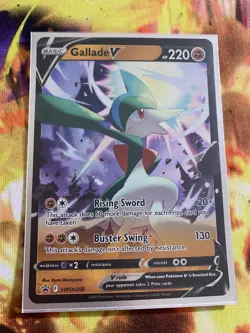 Gallade V SWSH258 Full Art Sword & Shield Black Star Promos Pokemon card NM - Image 1