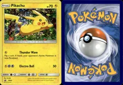 Pokemon Card Pikachu SM04 Black Star Promo HOLO - Image 1