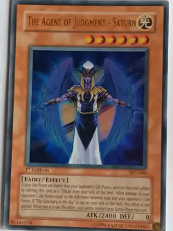 YuGiOh Cards - The Agent of Judgement-Sat - 1st Edition - AST-006 - Near Mint - Image 1