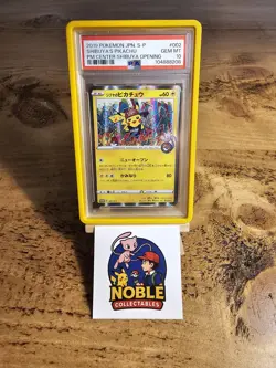 Pokemon Pikachu Shibuya 002/S-p Pokemon Center Japan Promo Card PSA 10 - Image 1