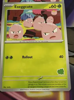 POKEMON TCG EXEGGCUTE CARD MY FIRST BATTLE BULBASAUR DECK ENGLISH - Image 1