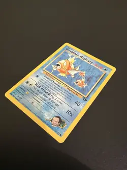 Giovanni’s Magikarp 73/132 Gym Challenge Unlimited 2000 Pokemon Card Common NM - Image 3