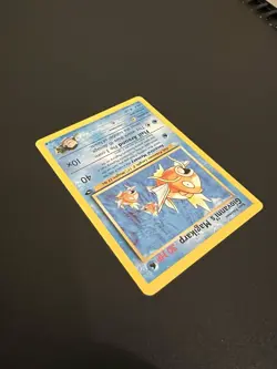 Giovanni’s Magikarp 73/132 Gym Challenge Unlimited 2000 Pokemon Card Common NM - Image 4