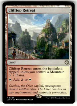 The Lost Caverns of Ixalan Commander Clifftop Retreat Commander/Rare - Image 1