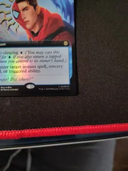 MTG Spider-Man Spider-Sense 0284 Extended Art Foil Buy-a-Box Promo NEW - Image 4