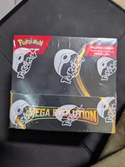 Pokemon TCG Mega Evolution Booster Box with PROMO Included IN HAND w/ Packs (64) - Image 1