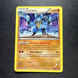 Lucario #64/99-Rare Holo-Next Destinies Pokemon 2012 - Image 1