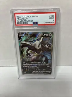 Pokemon Lugia V Silver Tempest Full Alt Art #186 PSA 9 Mint - Image 1