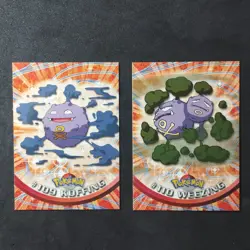 Koffing #109 Weezing #110 _ Pokemon Topps Series 2 _ Italiano _ Nearmint - Image 1
