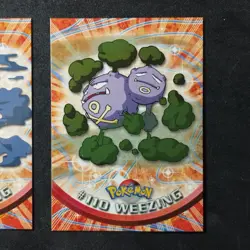 Koffing #109 Weezing #110 _ Pokemon Topps Series 2 _ Italiano _ Nearmint - Image 3