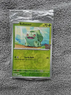 Pokemon TCG Bulbasaur 001 (Stamped) Scarlet & Violet 151 Promo SEALED! - Image 1