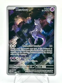 Mewtwo SVP 052 Pokemon TCG Scarlet Violet 151 Black Star Promo Full Art Holo - Image 1