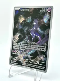 Mewtwo SVP 052 Pokemon TCG Scarlet Violet 151 Black Star Promo Full Art Holo - Image 3