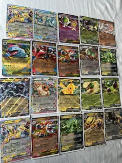 Pokemon TCG Lot of 50 EX Mega, 151, Destined Rivals, prismatic black & white etc - Image 1
