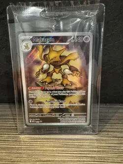 Pokemon Mega Evolutions ETB Alakazam Black Star Promo Sealed - Image 1