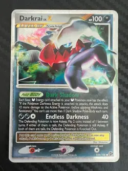 Pokemon TCG Darkrai LV. X Great Encounters Ultra Rare 104/106 HP/DMG - Image 1