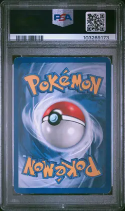 1999 POKEMON FOSSIL #10 LAPRAS-HOLO PSA 4 - Image 2