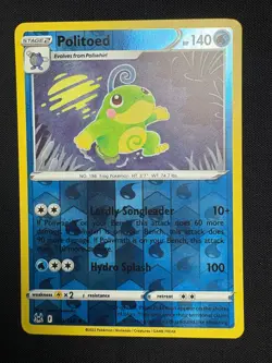 Politoed 032/196 Reverse Holo Rare LP - Pokemon TCG Sw&Sh Lost Origin LOR - Image 1