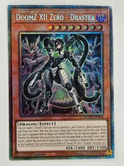 Yu Gi Oh - DOOD-EN008 DoomZ XII Zero - Drastea - Starlight Rare - Image 1