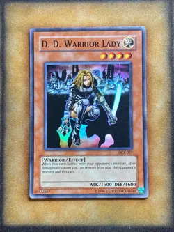 Yugioh D.D. Warrior Lady DCR-027 Super Rare 2012 Print NM - Image 1
