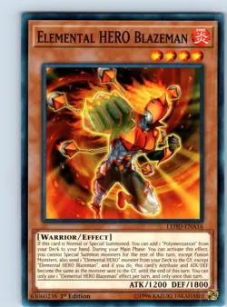Elemental HERO Blazeman Common 1st Edition LEHD-ENA16 LP - Image 1