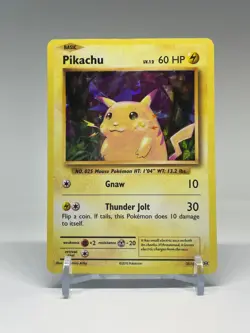 Pikachu - 35/108 - Pokemon Evolutions Cracked Ice Holo Theme Deck Card - MP - Image 1