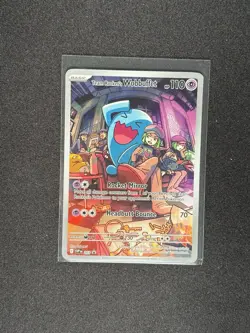 Team Rocket’s Wobbuffet SVP 203 Black Star Promo Pokemon Card NM/M TCG - Image 1