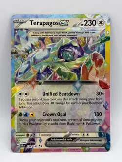 Terapagos ex - 128/142 - Ultra Rare - Stellar Crown - NM/M - Pokemon Card - Image 1