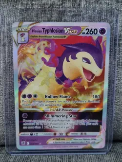 Pokemon Card Hisuian Typhlosion Vstar 054/189 Astral Radiance Perfect Condition - Image 1