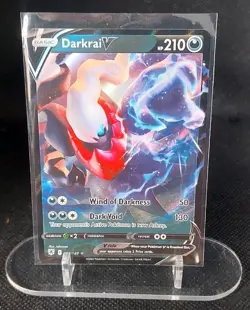 Pokemon TCG Darkrai V Sword & Shield Mfg-Astral Radiance 098/189 Holo Ultra Rare - Image 1