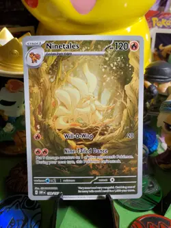Pokemon TCG Ninetales 199/197 Illustration Obsidian Flames Set NM/M Full Art _ - Image 1